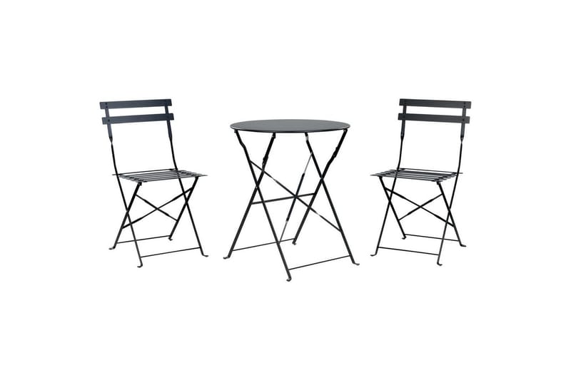 Cafeset Beliani Fiori Blå Black