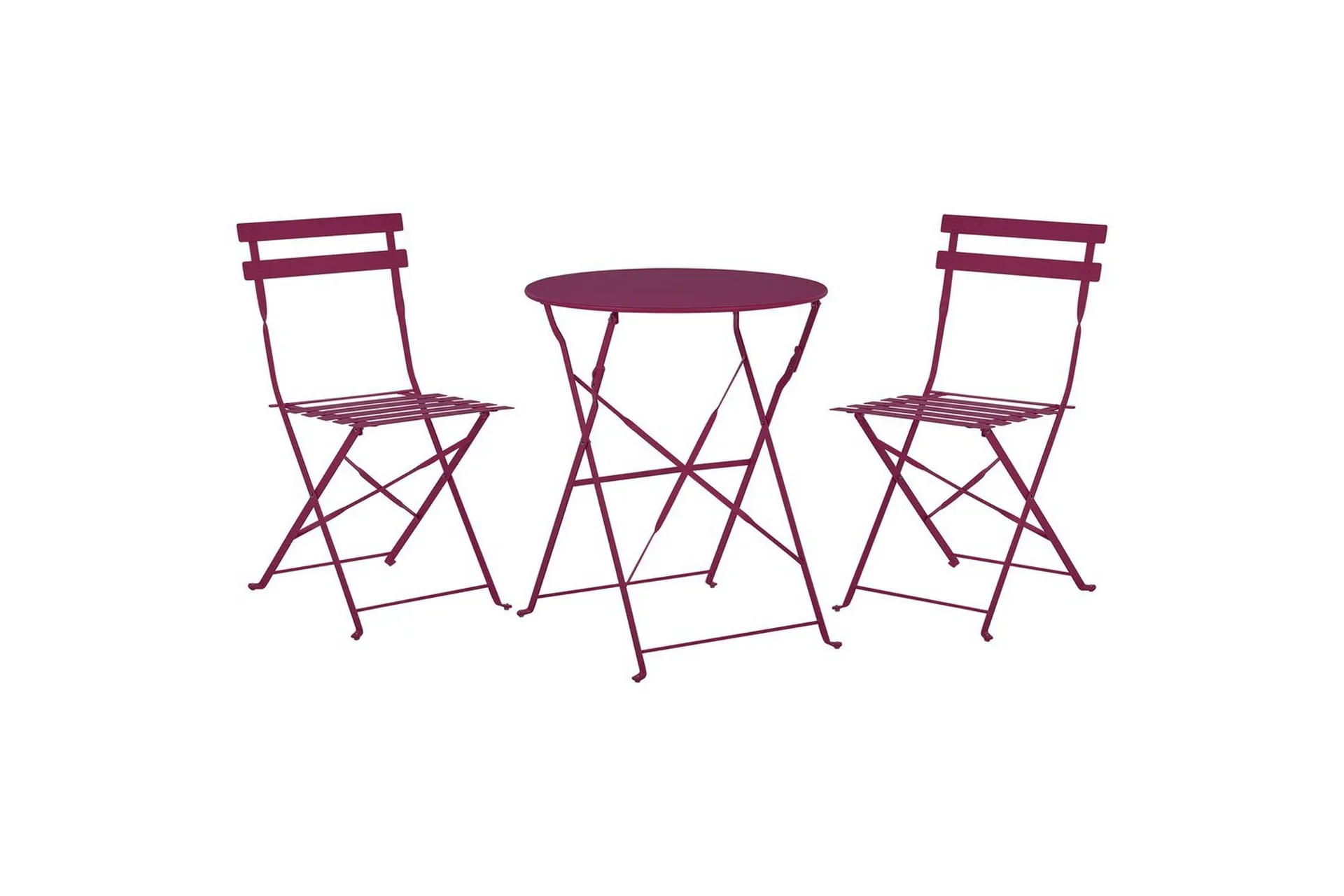 Cafeset Beliani Fiori Blå Wine red -