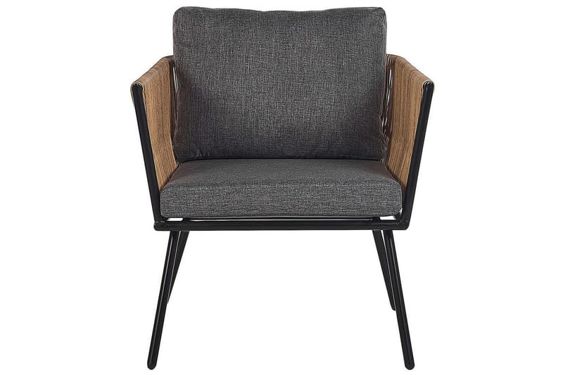 Cafeset Beliani Gargano Brun/grå Brown||Grey - Hagemøbler - Balkong - Balkongmøbler - Balkonggrupper