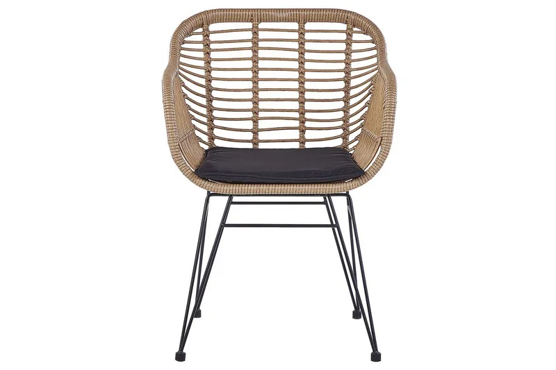 Cafeset Beliani Tropea II Natural - Hagemøbler - Balkong - Balkongmøbler - Balkonggrupper