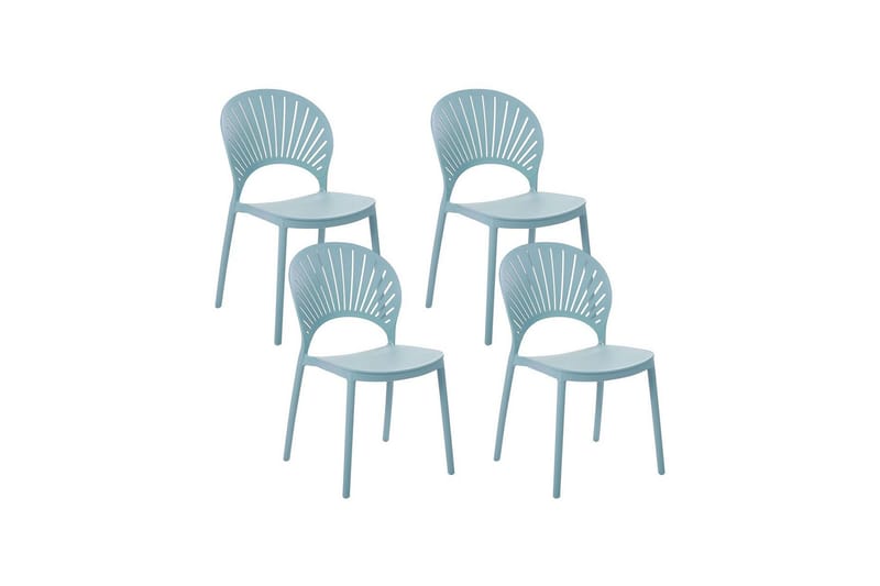 Casarano Spisestol Utendørs - Blå - Hagemøbler - Balkong - Balkongmøbler - Balkongstoler