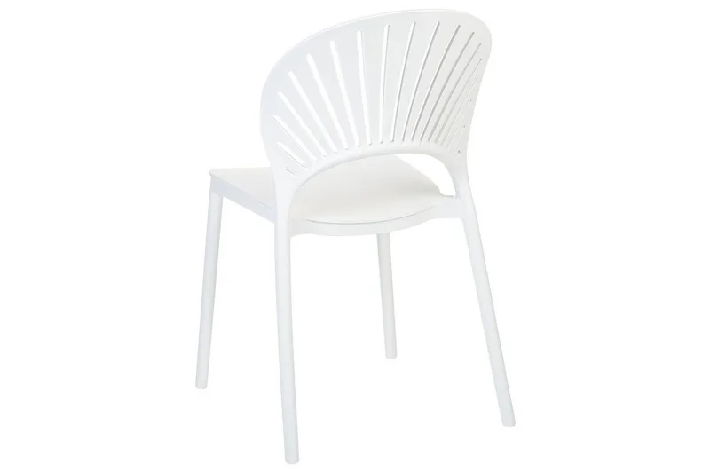 Casarano Spisestol Utendørs - Hvit - Hagemøbler - Balkong - Balkongmøbler - Balkongstoler