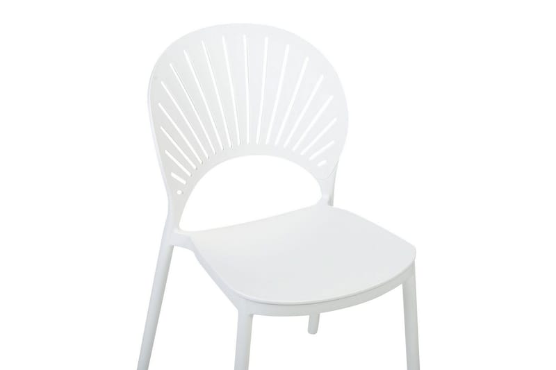 Casarano Spisestol Utendørs - Hvit - Hagemøbler - Balkong - Balkongmøbler - Balkongstoler