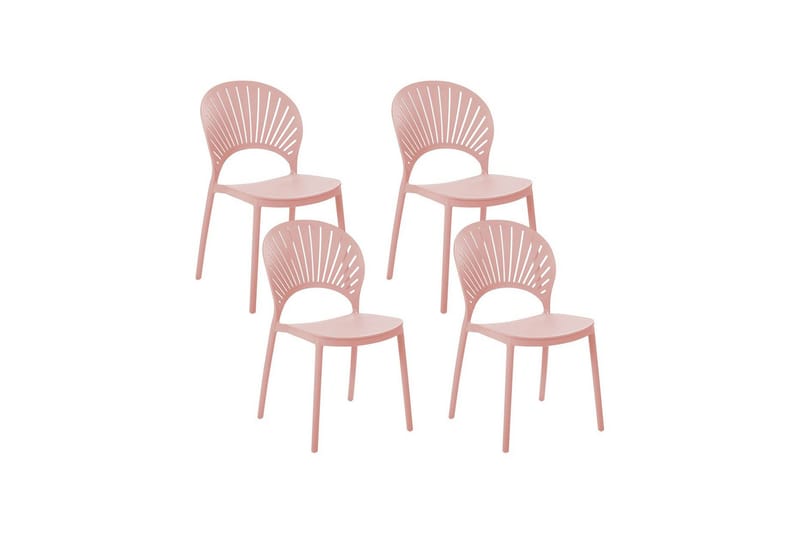 Casarano Spisestol Utendørs - Rosa - Hagemøbler - Balkong - Balkongmøbler - Balkongstoler