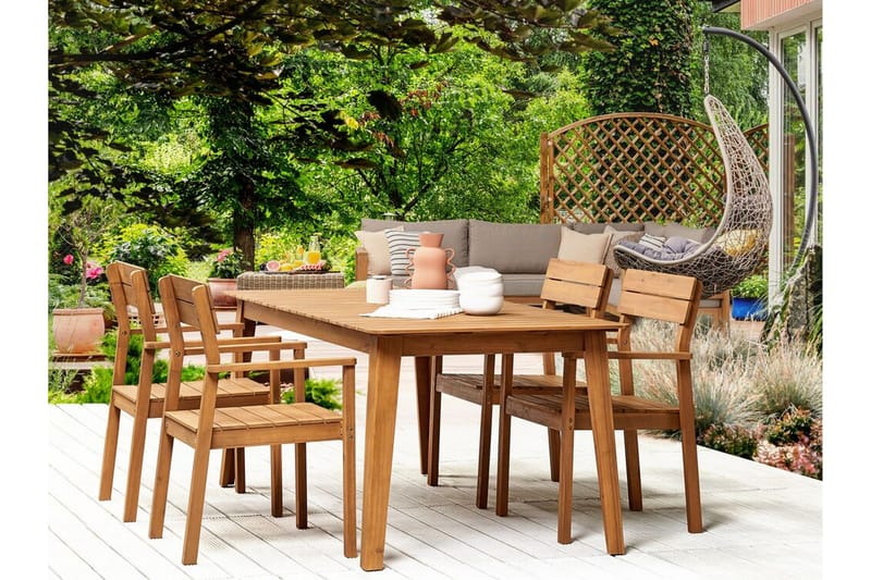 Cellino Lenestol - Lysebrun - Hagemøbler - Balkong - Balkongmøbler - Balkongstoler