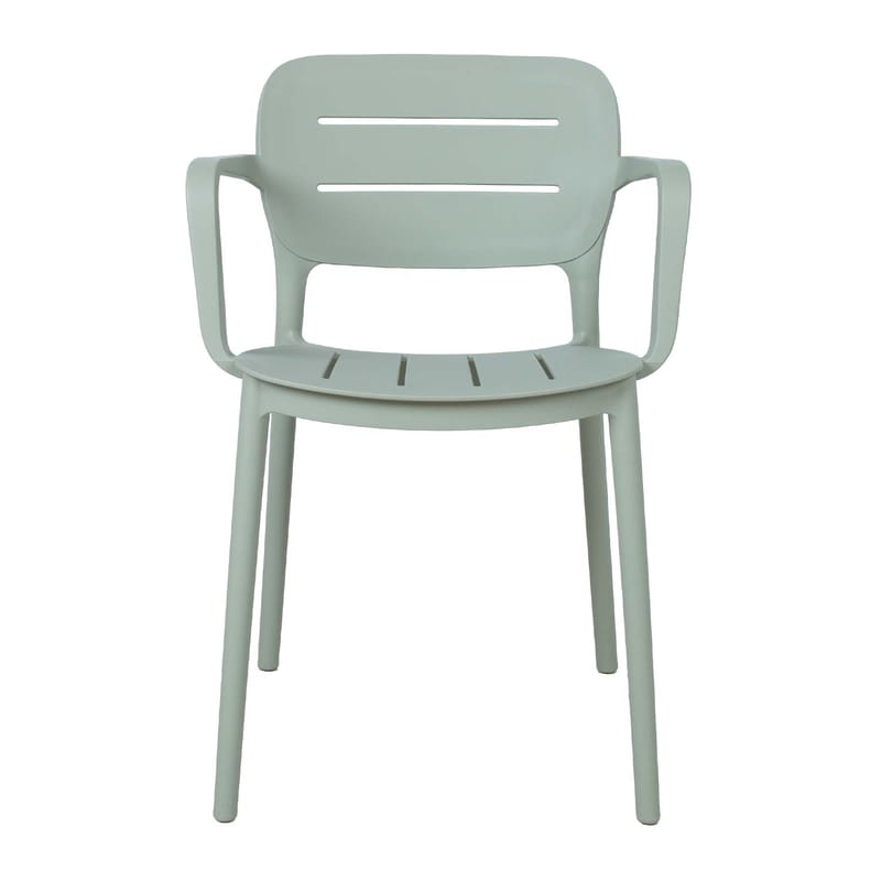 Chair HOME4YOU - Grønnaktig grå - Hagemøbler - Balkong - Balkongmøbler - Balkongstoler