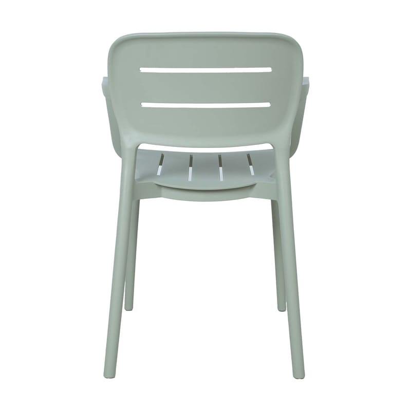 Chair HOME4YOU - Grønnaktig grå - Hagemøbler - Balkong - Balkongmøbler - Balkongstoler