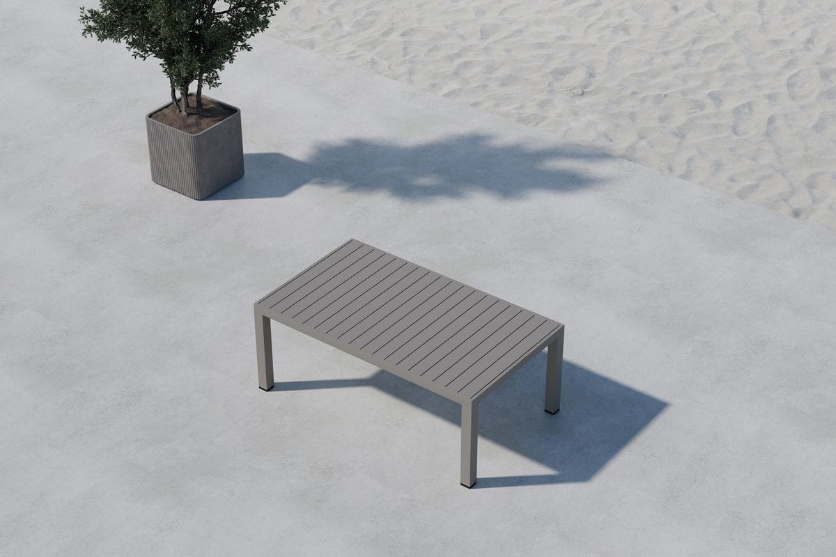 Copacabana sofabord 120 cm utendørs - Brun