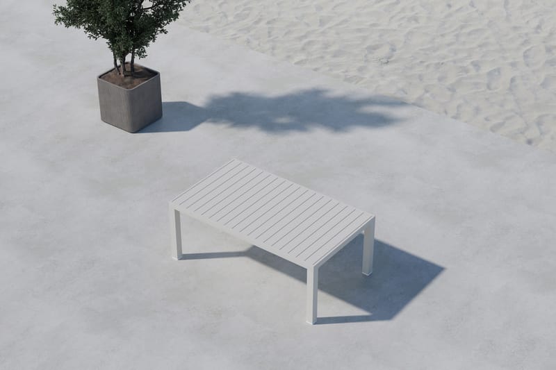 Copacabana Sofabord Utendørs 70x120 cm - Beige - Hagemøbler - Balkong - Balkongmøbler - Balkongbord