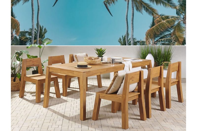 Coteto Spisestol Utendørs - Lysebrun - Hagemøbler - Balkong - Balkongmøbler - Balkongstoler