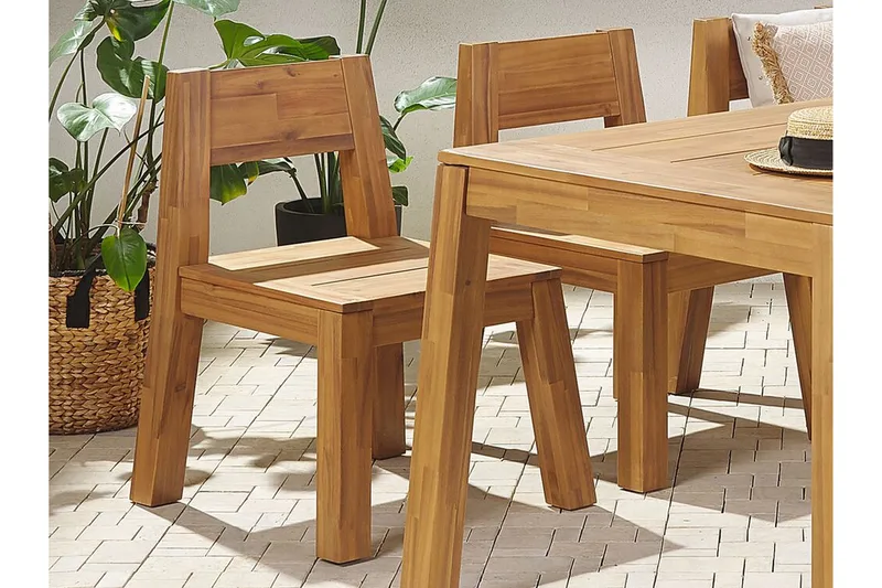 Coteto Spisestol Utendørs - Lysebrun - Hagemøbler - Balkong - Balkongmøbler - Balkongstoler