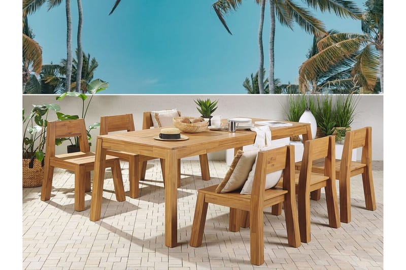 Coteto Spisestol Utendørs - Lysebrun - Hagemøbler - Balkong - Balkongmøbler - Balkongstoler