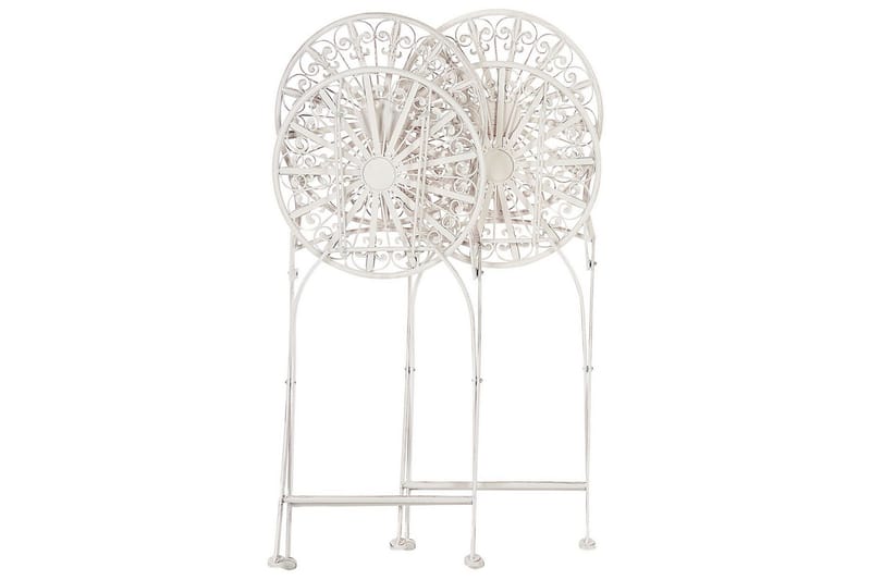 Dursley Spisestol Utendørs - Hvit - Hagemøbler - Balkong - Balkongmøbler - Balkongstoler