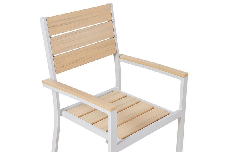 Edmundston Lenestol - Beige/Hvit - Hagemøbler - Balkong - Balkongmøbler - Balkongstoler