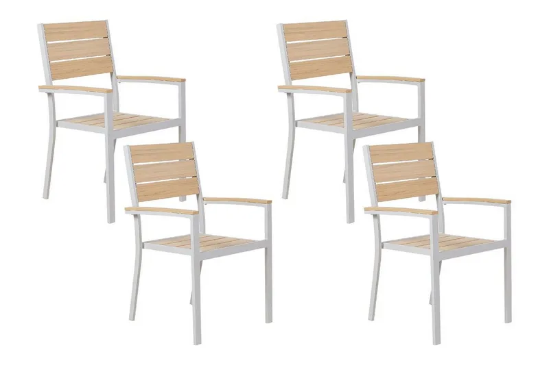 Edmundston Lenestol - Beige/Hvit - Hagemøbler - Balkong - Balkongmøbler - Balkongstoler