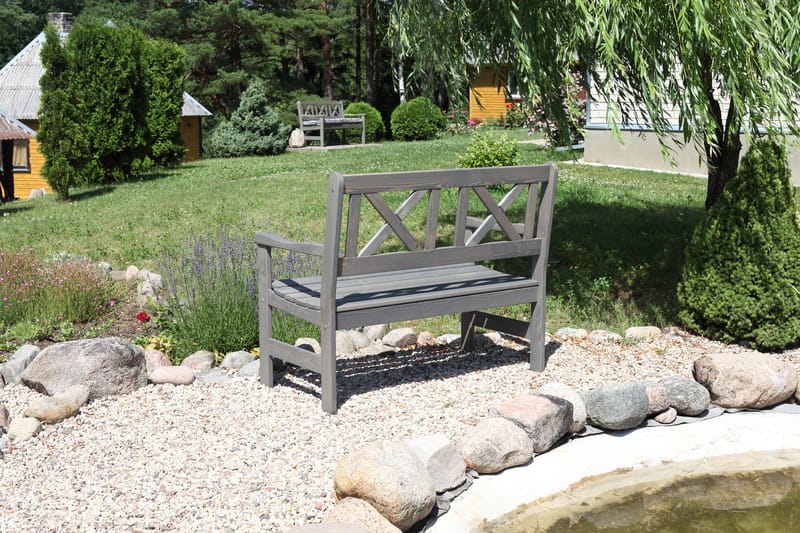 Europe Utesofa 2-seter - Grå - Hagemøbler - Utesofa - Benker