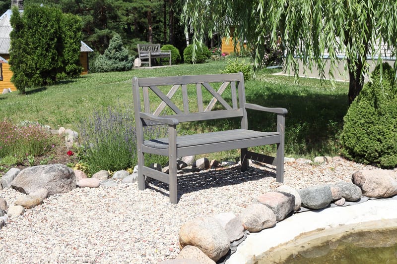 Europe Utesofa 2-seter - Grå - Hagemøbler - Utesofa - Benker