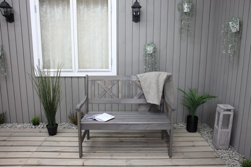 Europe Utesofa 2-seter - Grå - Hagemøbler - Utesofa - Benker