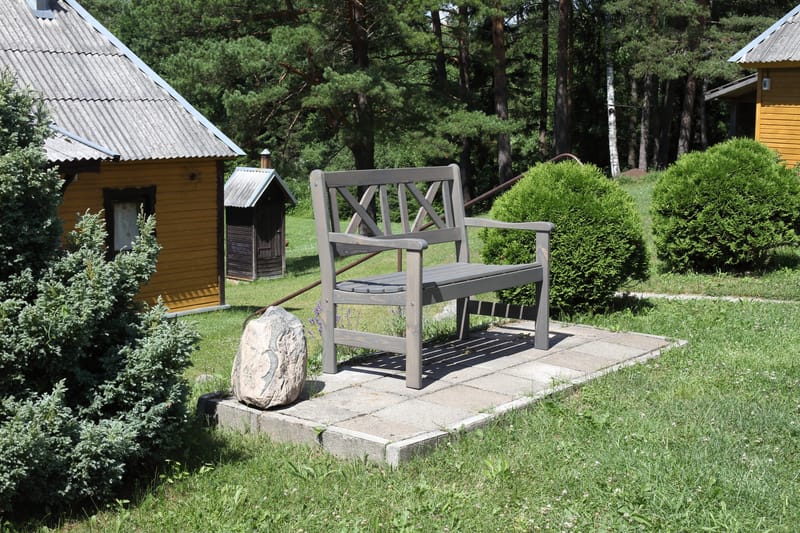 Europe Utesofa 2-seter - Grå - Hagemøbler - Utesofa - Benker