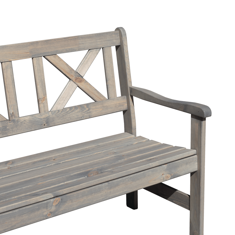 Europe Utesofa 2-seter - Grå - Hagemøbler - Utesofa - Benker