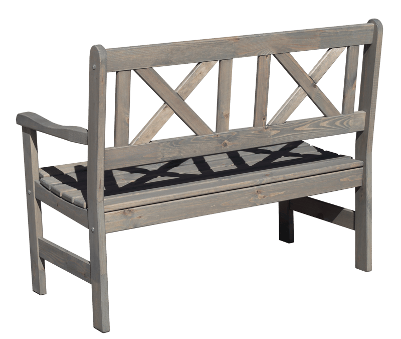 Europe Utesofa 2-seter - Grå - Hagemøbler - Utesofa - Benker