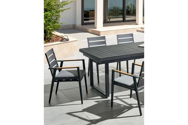 Fortify Lenestol - Svart/Grå - Hagemøbler - Balkong - Balkongmøbler - Balkongstoler