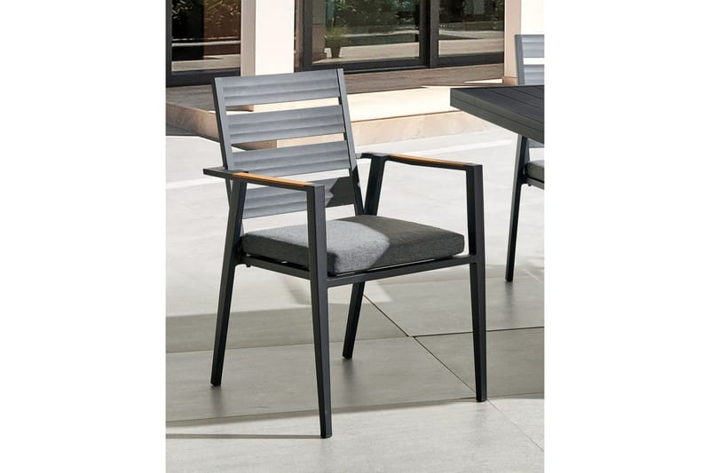 Fortify Lenestol - Svart/Grå - Hagemøbler - Balkong - Balkongmøbler - Balkongstoler