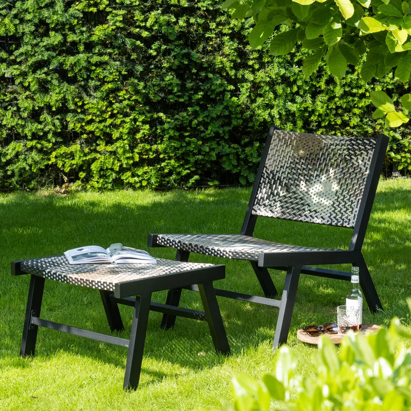 Fotskammel Pom 57 cm utendørs - Flerfarget - Hagemøbler - Balkong - Balkongmøbler - Balkongstoler