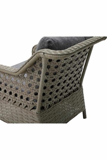 Hage-loungesett Atelier Del Sofa Rondi (175 x 78 x 60 cm) Mørk grå honning - Mørkegrå, honning - Hagemøbler - Balkong - Balkongmøbler - Balkonggrupper