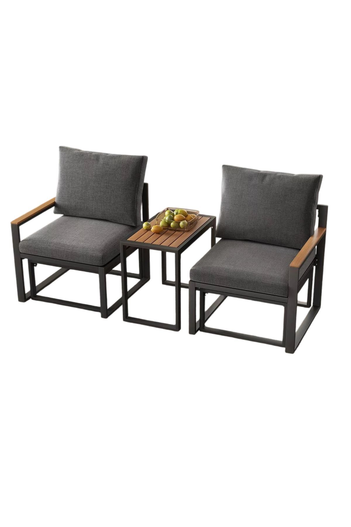 Hage-loungesett Hanah Home Multilounge (64 x 68 x 64 cm) Grå - Grå