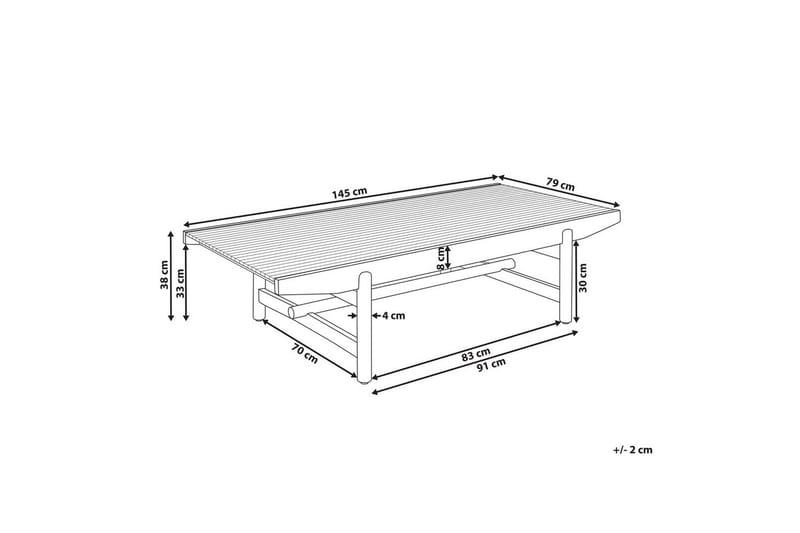 Hagebord Giaveno - Hagemøbler - Balkong - Balkongmøbler - Balkongbord