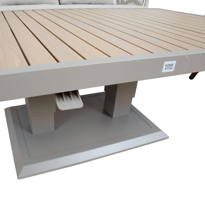 Hagemøbelsett Bränor 6 deler - beige - Hagemøbler - Balkong - Balkongmøbler - Balkonggrupper