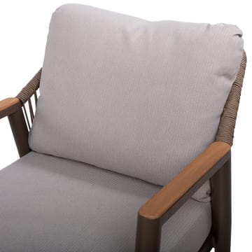 Hagemøbelsett HOME4YOU Delia bord, sofa og 2 stoler - Beige - Hagemøbler - Balkong - Balkongmøbler - Balkonggrupper