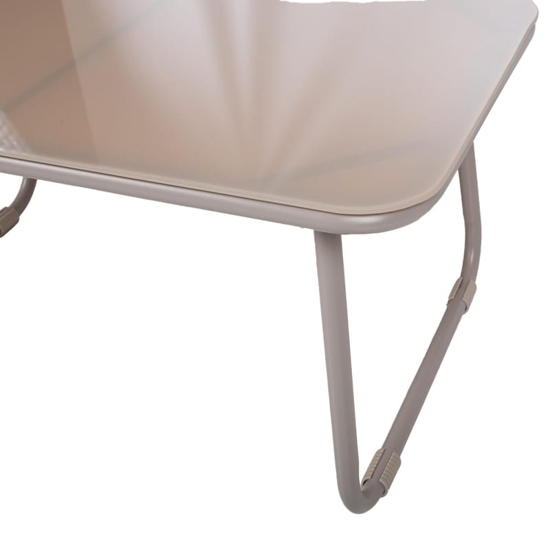 Hagemøbelsett HOME4YOU Macos bord, sofa og 2 stoler Beige - Beige - Hagemøbler - Balkong - Balkongmøbler - Balkonggrupper