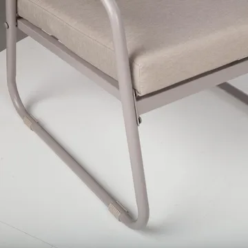 Hagemøbelsett HOME4YOU Macos bord, sofa og 2 stoler Beige - Beige - Hagemøbler - Balkong - Balkongmøbler - Balkonggrupper
