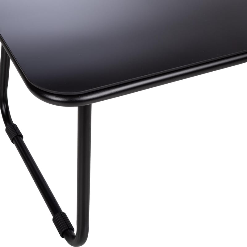 Hagemøbelsett HOME4YOU Macos bord, sofa og 2 stoler Grå/svart - Grå/svart - Hagemøbler - Balkong - Balkongmøbler - Balkonggrupper