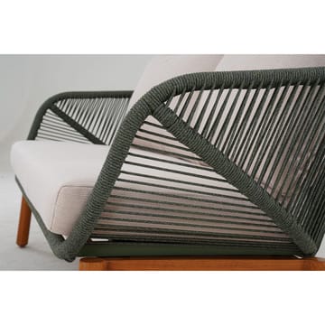 Hagemøbelsett HOME4YOU Tuxedo bord, sofa og 2 stoler - Grønn - Hagemøbler - Balkong - Balkongmøbler - Balkonggrupper