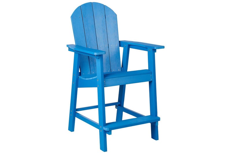 Hagestol Adirondack - Blå, 58x71x124 cm - Hagemøbler - Balkong - Balkongmøbler - Balkongstoler