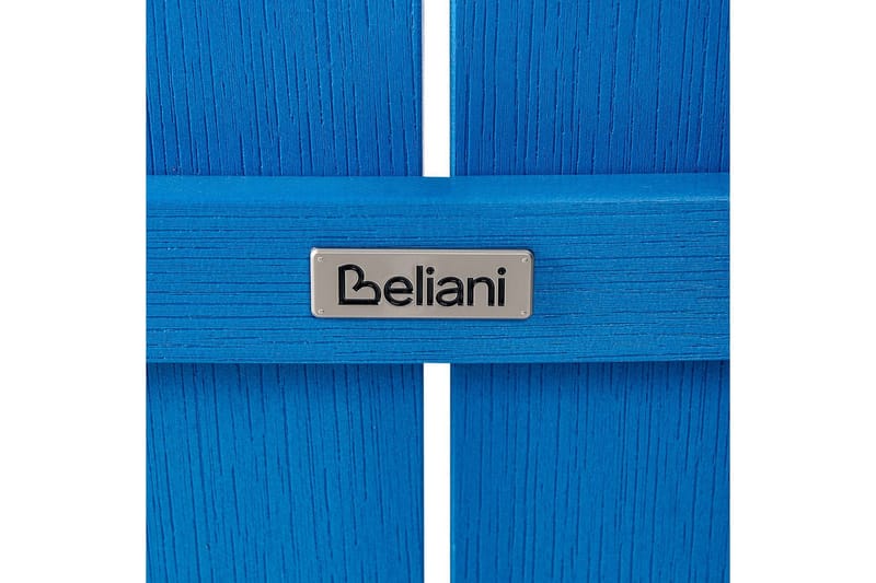 Hagestol Adirondack - Blå, 58x71x124 cm - Hagemøbler - Balkong - Balkongmøbler - Balkongstoler