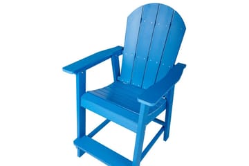 Hagestol Adirondack - Blå, 58x71x124 cm - Hagemøbler - Balkong - Balkongmøbler - Balkongstoler