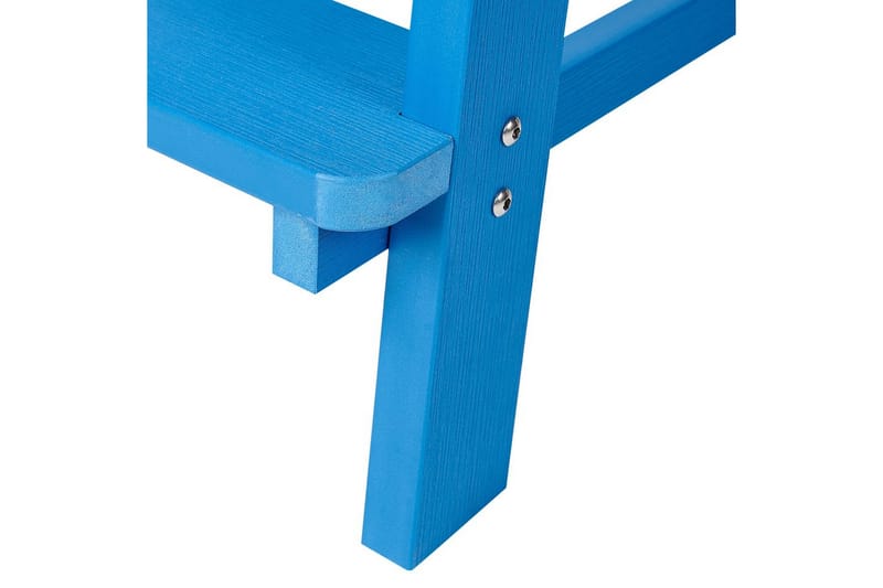 Hagestol Adirondack - Blå, 58x71x124 cm - Hagemøbler - Balkong - Balkongmøbler - Balkongstoler
