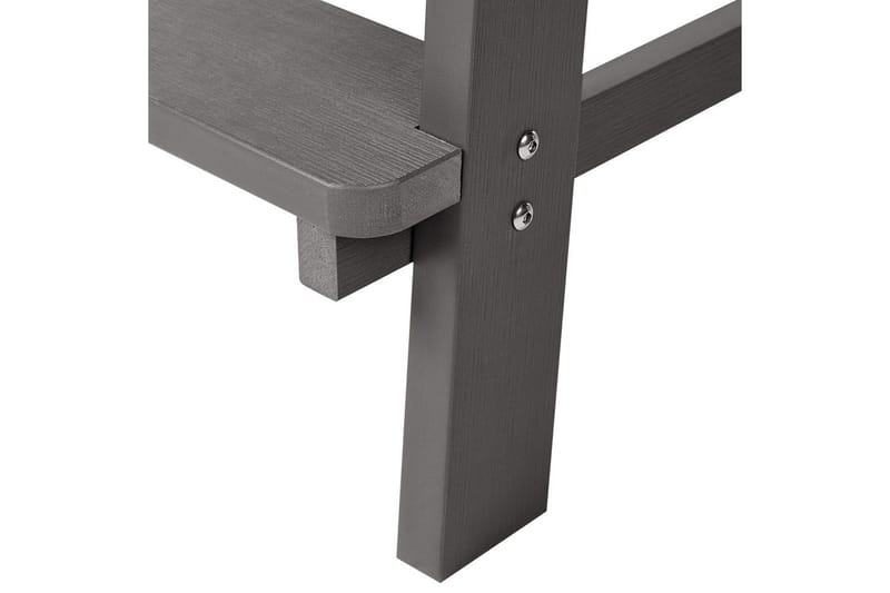 Hagestol Adirondack - Grå, 58x71x124 cm - Hagemøbler - Balkong - Balkongmøbler - Balkongstoler
