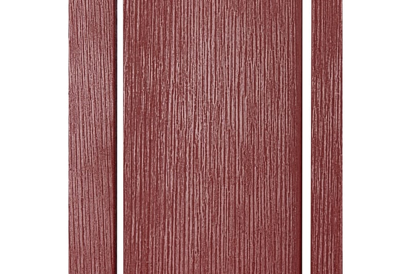 Hagestol Adirondack - Rød, 58x71x124 cm - Hagemøbler - Balkong - Balkongmøbler - Balkongstoler