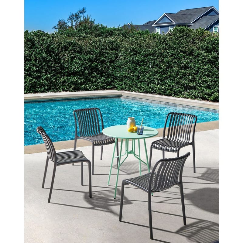 Hagestol Ariccia 4-pakning - Svart - Hagemøbler - Balkong - Balkongmøbler - Balkongstoler