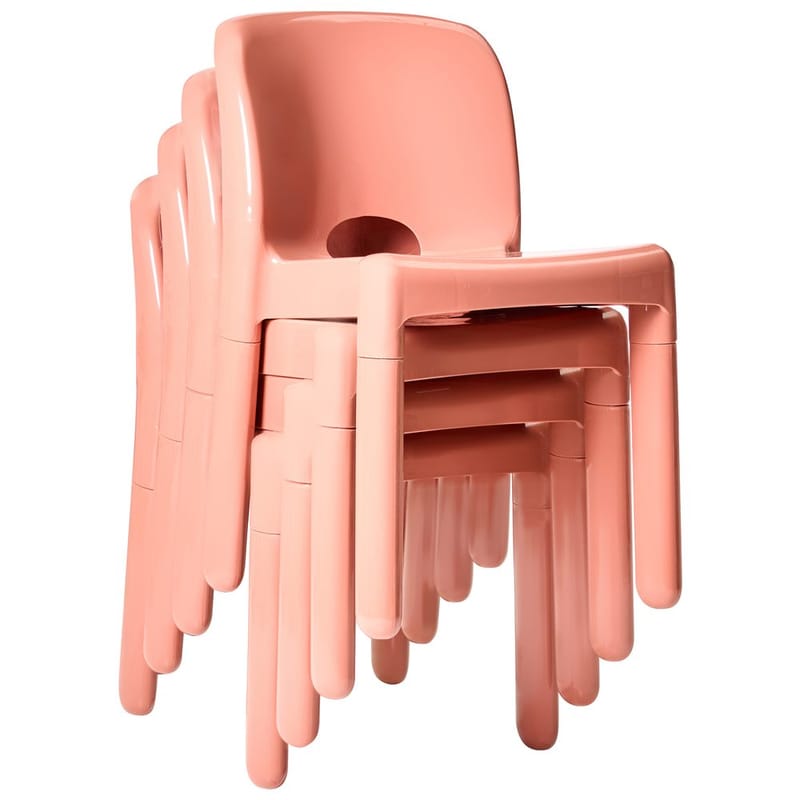 Hagestol Betim 4-pakning - Rød - Hagemøbler - Loungemøbler - Loungestol ute