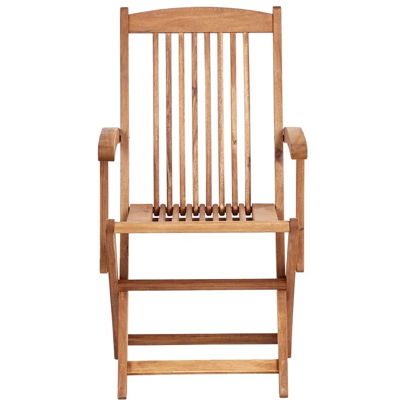 Hagestol Maui Premium 2-pakning - Lyst tre, rød - Hagemøbler - Balkong - Balkongmøbler - Balkongstoler