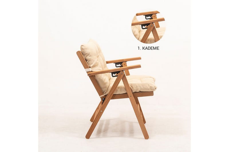 Hagestol Ruvin Krem - Krem - Hagemøbler - Balkong - Balkongmøbler - Balkongstoler