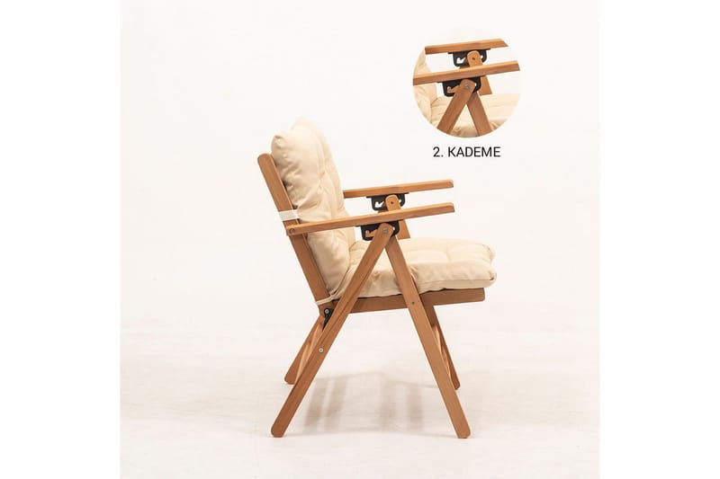 Hagestol Ruvin Krem - Krem - Hagemøbler - Balkong - Balkongmøbler - Balkongstoler