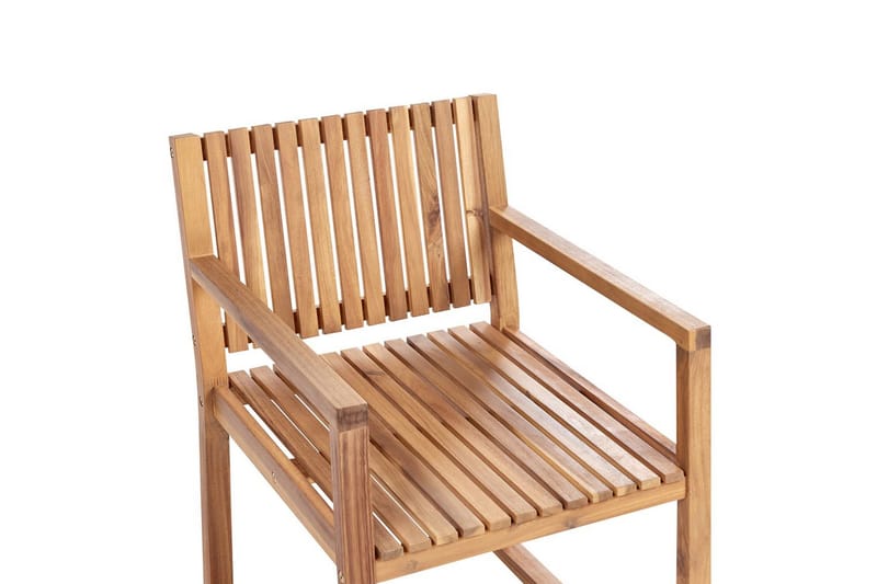 Hagestol Sassari II - Lyst tre, blå, hvit - Hagemøbler - Balkong - Balkongmøbler - Balkongstoler