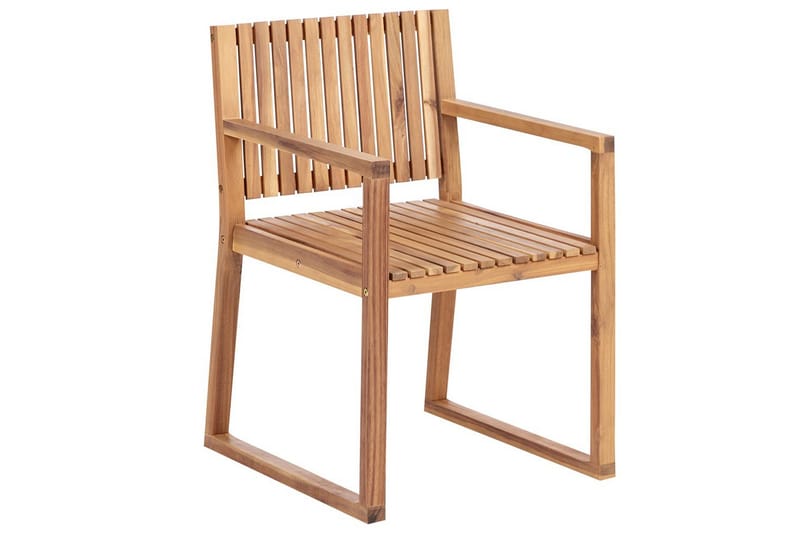 Hagestol Sassari II - Lyst tre, grønn - Hagemøbler - Balkong - Balkongmøbler - Balkongstoler